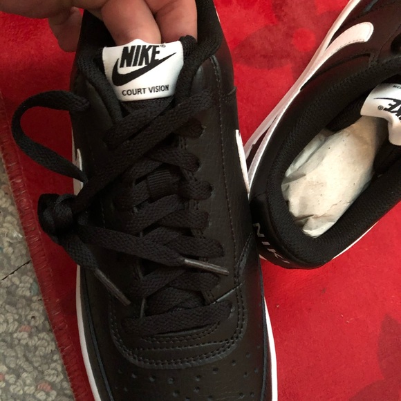 Nike Court Vision Lo Black / White - Picture 12 of 14